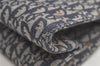 Authentic Christian Dior Trotter Vintage Hand Bag Denim Leather Blue 4971K