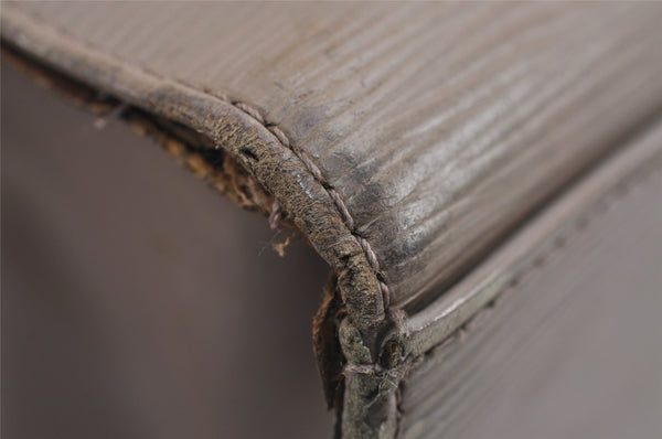 Authentic Louis Vuitton Epi Croisette GM Shoulder Hand Bag Gray M5250B LV 4972J