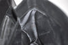Authentic Salvatore Ferragamo Gancini Leather 2Way Shoulder Hand Bag Black 4974J