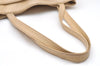 Authentic CHANEL Caviar Skin Turnlock Shoulder Tote Bag Beige CC 4974K