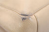 Authentic CHANEL Caviar Skin Turnlock Shoulder Tote Bag Beige CC 4974K