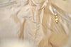 Authentic CHANEL Caviar Skin Turnlock Shoulder Tote Bag Beige CC 4974K