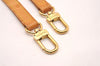 Authentic Louis Vuitton Leather Shoulder Strap Beige 40.4-47.6" LV 4975J