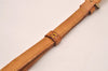 Authentic Louis Vuitton Leather Shoulder Strap Beige 40.4-47.6" LV 4975J