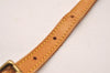 Authentic Louis Vuitton Leather Shoulder Strap Beige 40.4-47.6" LV 4975J