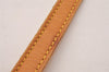 Authentic Louis Vuitton Leather Shoulder Strap Beige 40.4-47.6" LV 4975J
