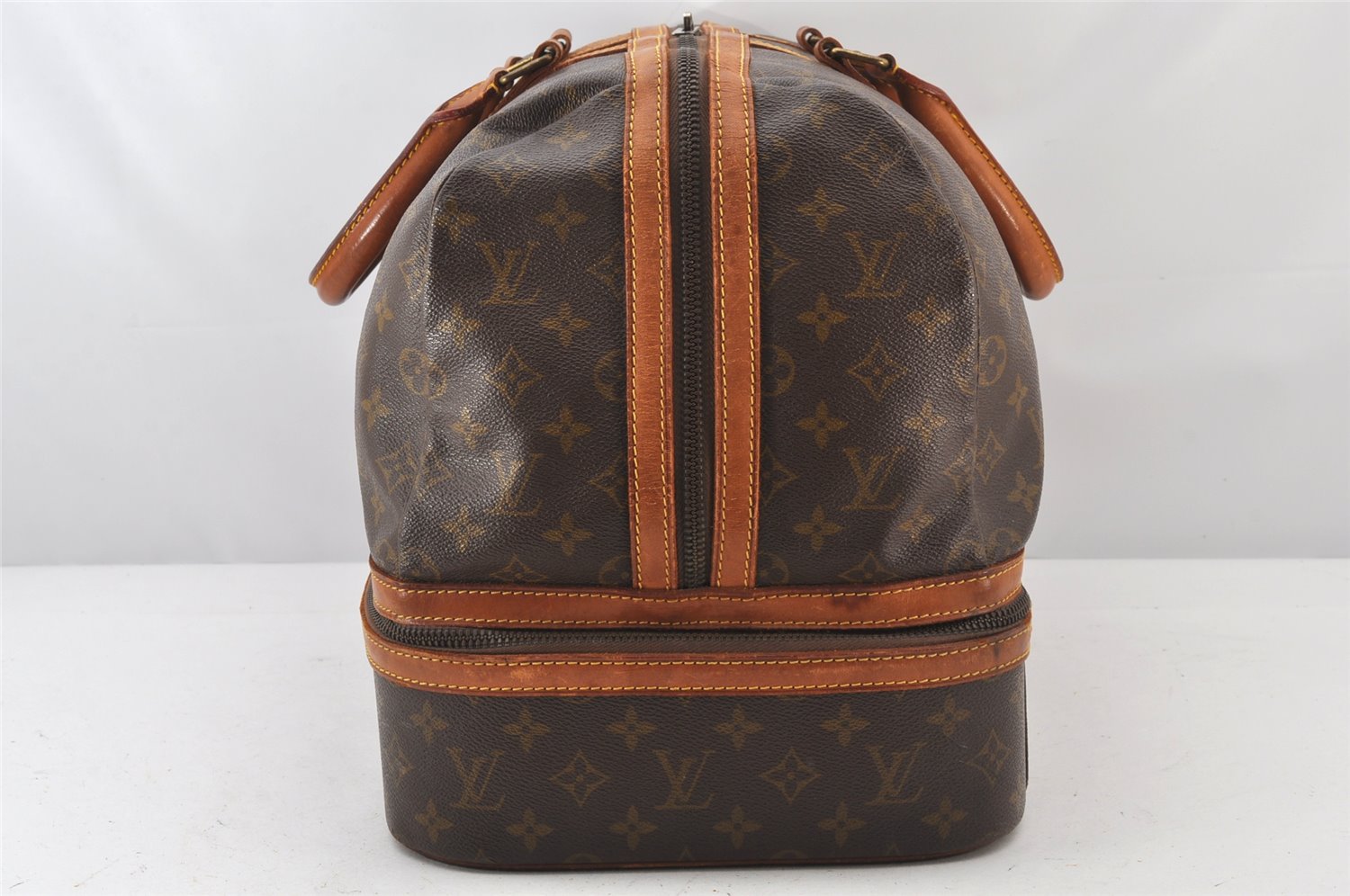 Authentic Louis Vuitton Monogram Sac Sport Travel Hand Bag Old Model LV 4975K