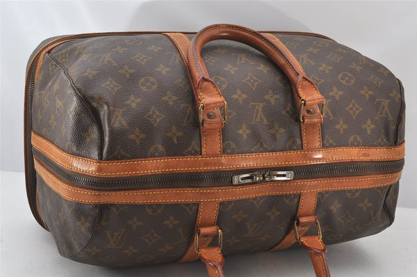 Authentic Louis Vuitton Monogram Sac Sport Travel Hand Bag Old Model LV 4975K