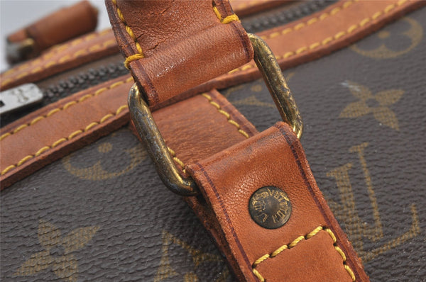 Authentic Louis Vuitton Monogram Sac Sport Travel Hand Bag Old Model LV 4975K