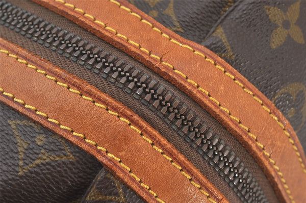 Authentic Louis Vuitton Monogram Sac Sport Travel Hand Bag Old Model LV 4975K