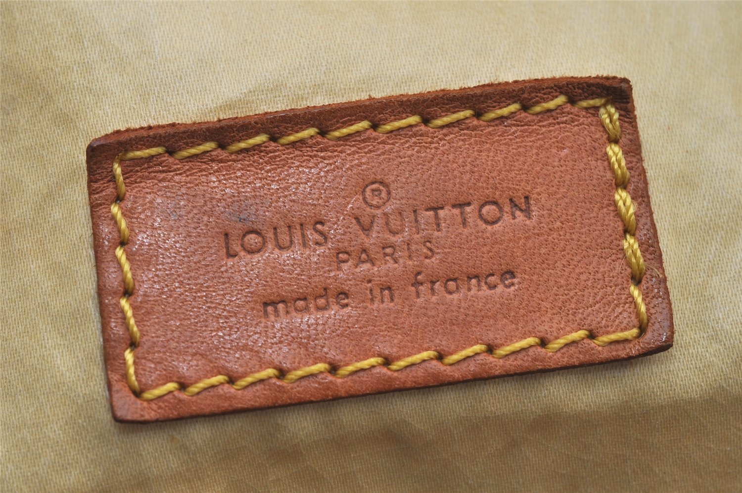 Authentic Louis Vuitton Monogram Sac Sport Travel Hand Bag Old Model LV 4975K