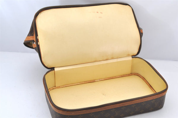 Authentic Louis Vuitton Monogram Sac Sport Travel Hand Bag Old Model LV 4975K