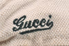 Authentic GUCCI Web Sherry Line Vintage Cap Canvas Leather Size M White 4976J