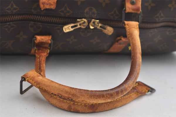 Authentic Louis Vuitton Monogram Keepall 50 Travel Boston Bag M41426 Junk 4976K