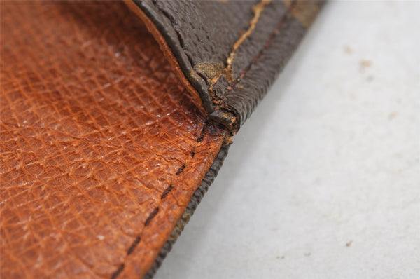 Authentic Louis Vuitton Monogram Cartouchiere GM Shoulder Bag Old Model 4977I