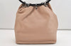 Authentic GUCCI Shoulder Hand Bag Purse Leather 0013750 Beige 4977J