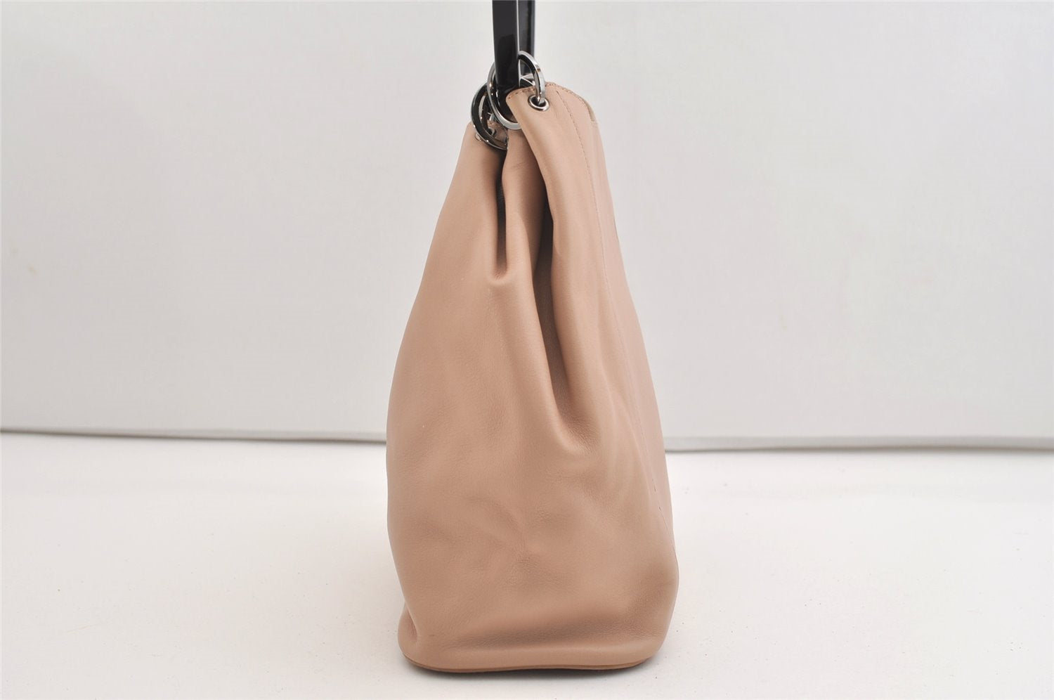 Authentic GUCCI Shoulder Hand Bag Purse Leather 0013750 Beige 4977J