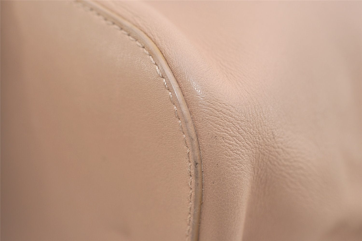 Authentic GUCCI Shoulder Hand Bag Purse Leather 0013750 Beige 4977J