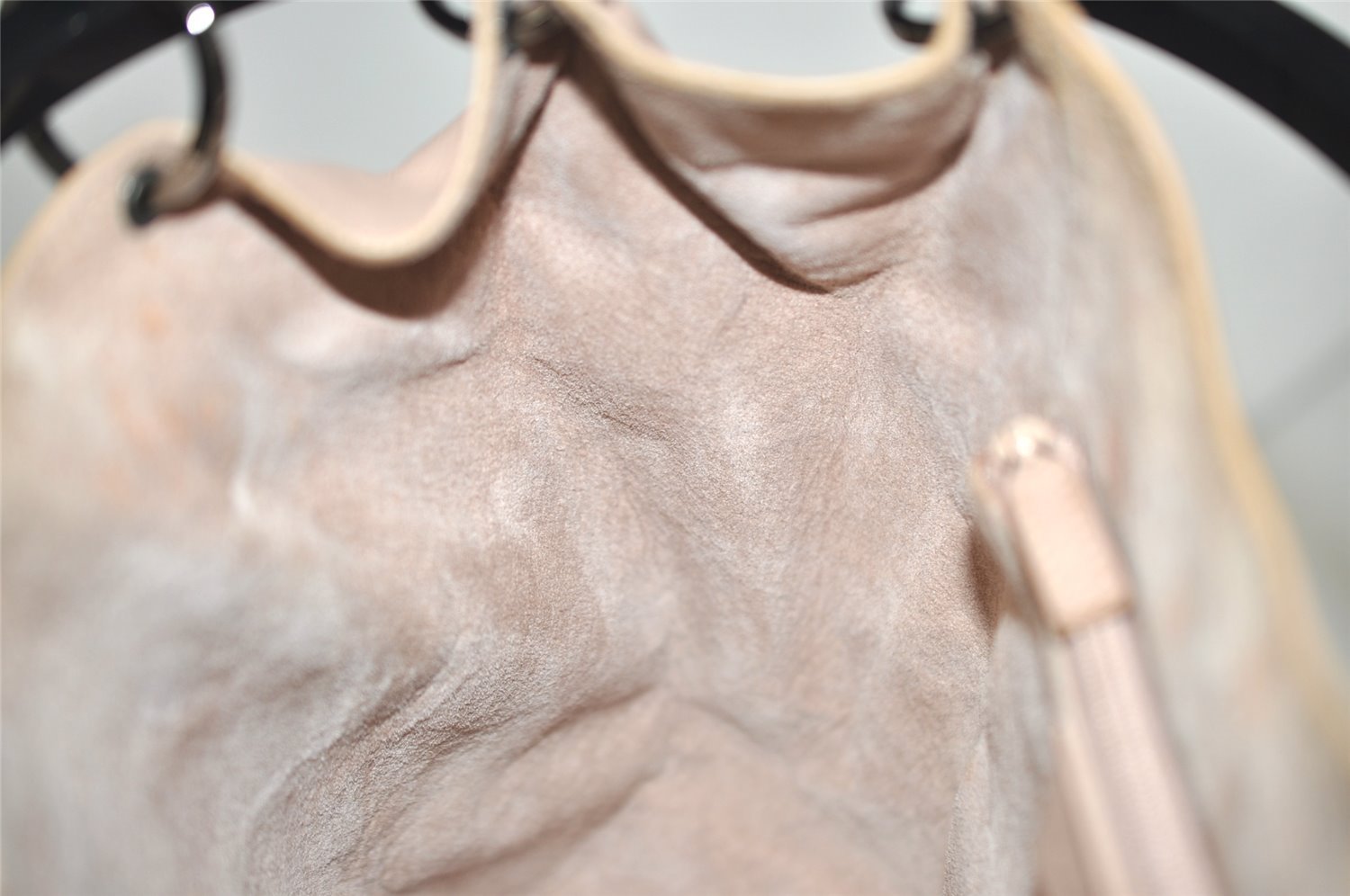 Authentic GUCCI Shoulder Hand Bag Purse Leather 0013750 Beige 4977J