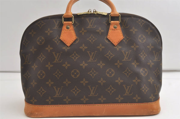 Authentic Louis Vuitton Monogram Alma Hand Bag Purse M51130 LV 4977K
