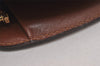 Authentic GUCCI Vintage Micro GG PVC Leather Coin Purse Case Brown 4978J