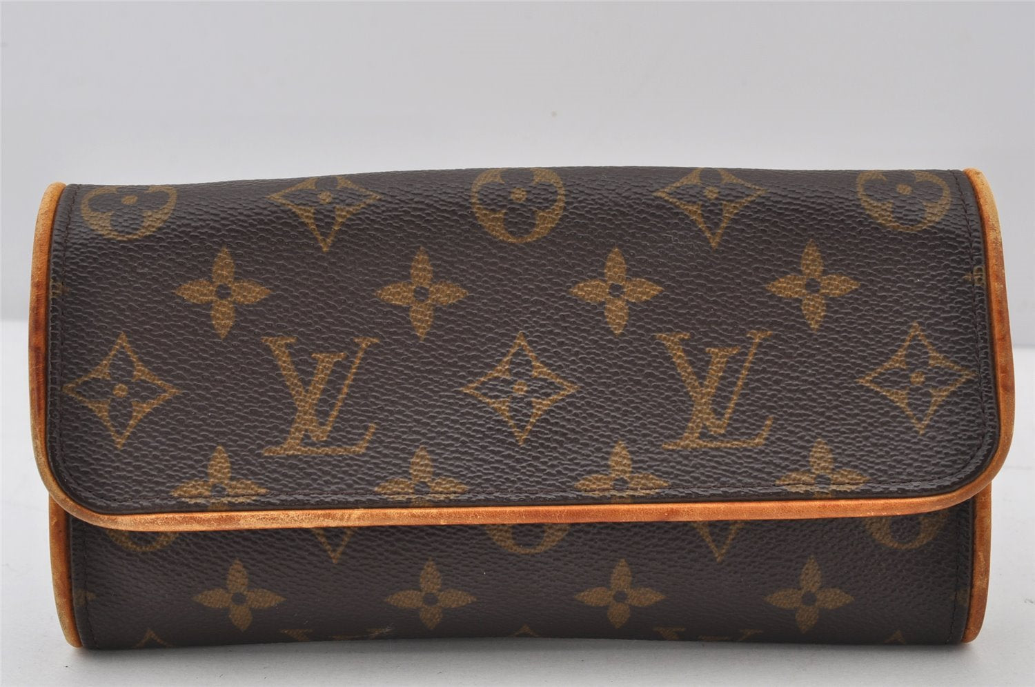 Authentic Louis Vuitton Monogram Pochette Twin PM Shoulder Bag M51854 LV 4978K