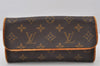 Authentic Louis Vuitton Monogram Pochette Twin PM Shoulder Bag M51854 LV 4978K