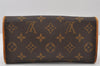 Authentic Louis Vuitton Monogram Pochette Twin PM Shoulder Bag M51854 LV 4978K