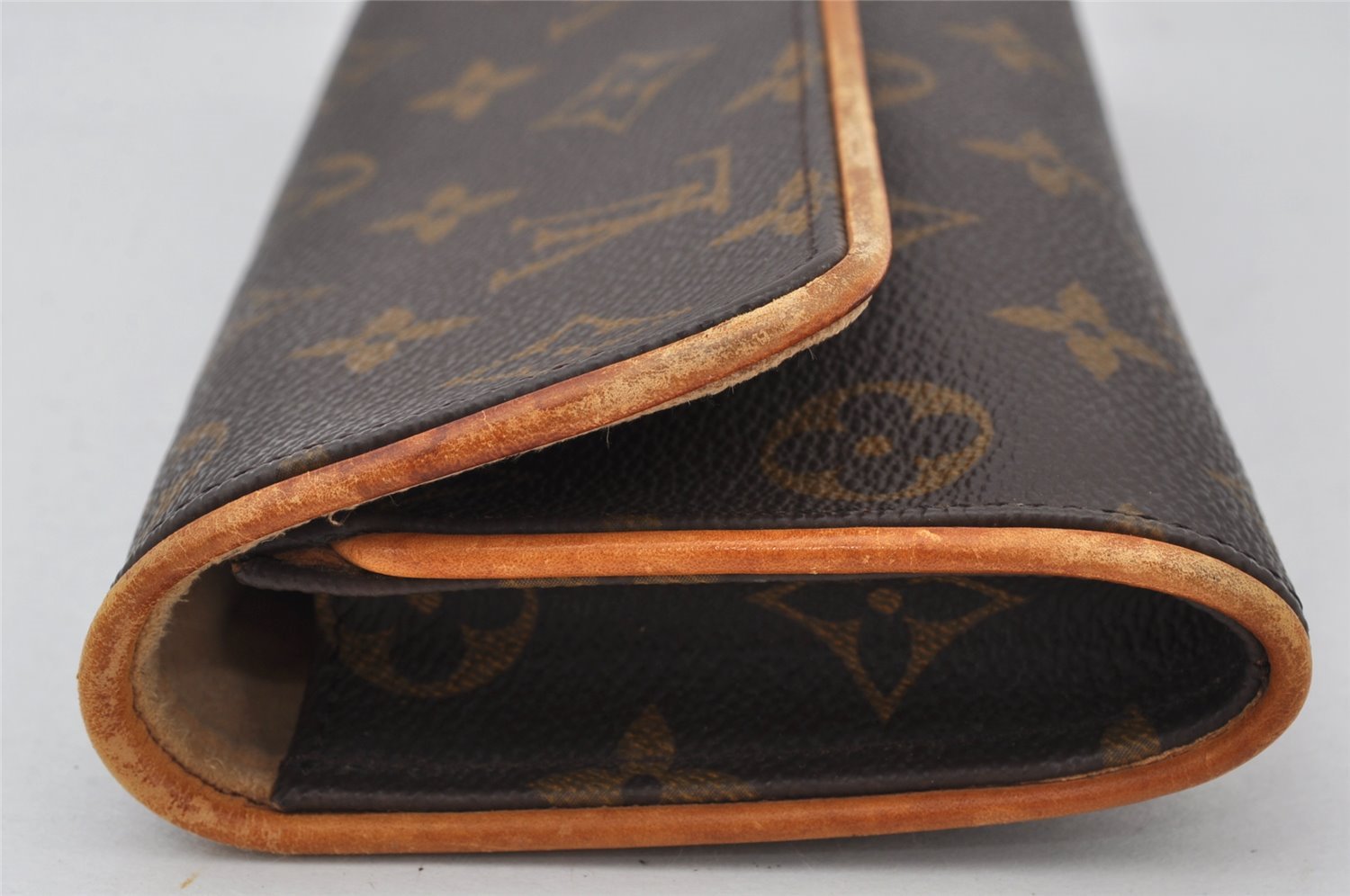 Authentic Louis Vuitton Monogram Pochette Twin PM Shoulder Bag M51854 LV 4978K