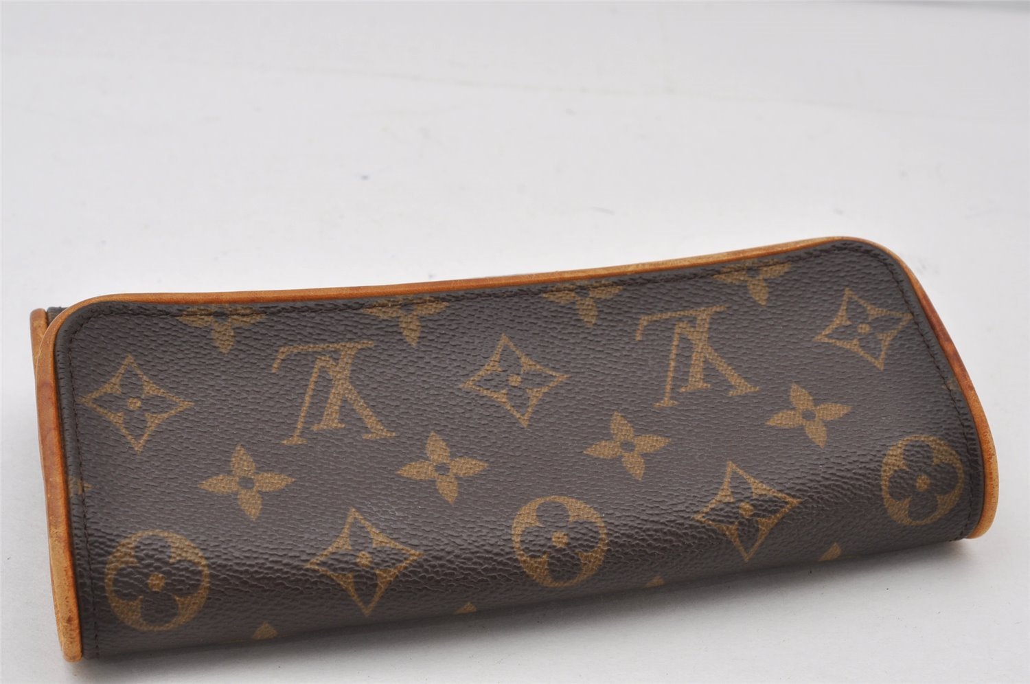 Authentic Louis Vuitton Monogram Pochette Twin PM Shoulder Bag M51854 LV 4978K
