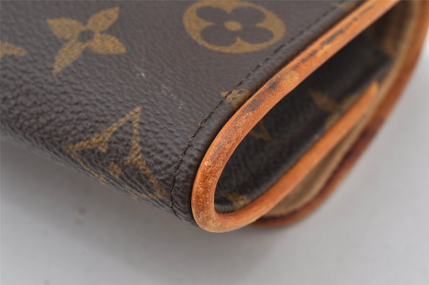 Authentic Louis Vuitton Monogram Pochette Twin PM Shoulder Bag M51854 LV 4978K