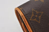 Authentic Louis Vuitton Monogram Pochette Twin PM Shoulder Bag M51854 LV 4978K