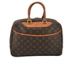 Authentic Louis Vuitton Monogram Deauville Hand Bag M47270 LV 4979K