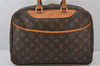 Authentic Louis Vuitton Monogram Deauville Hand Bag M47270 LV 4979K