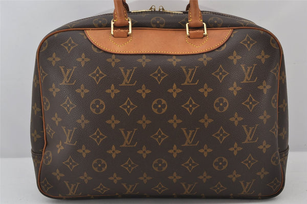 Authentic Louis Vuitton Monogram Deauville Hand Bag M47270 LV 4979K