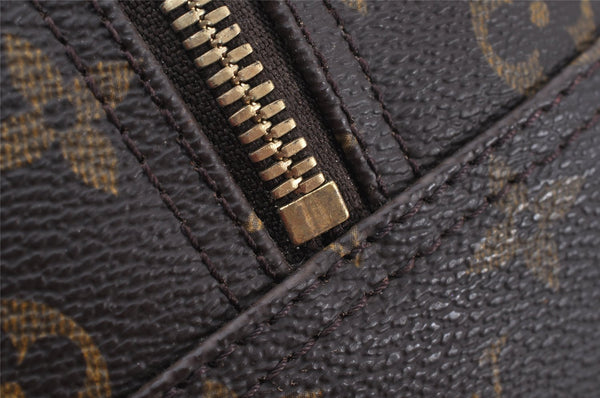 Authentic Louis Vuitton Monogram Deauville Hand Bag M47270 LV 4979K