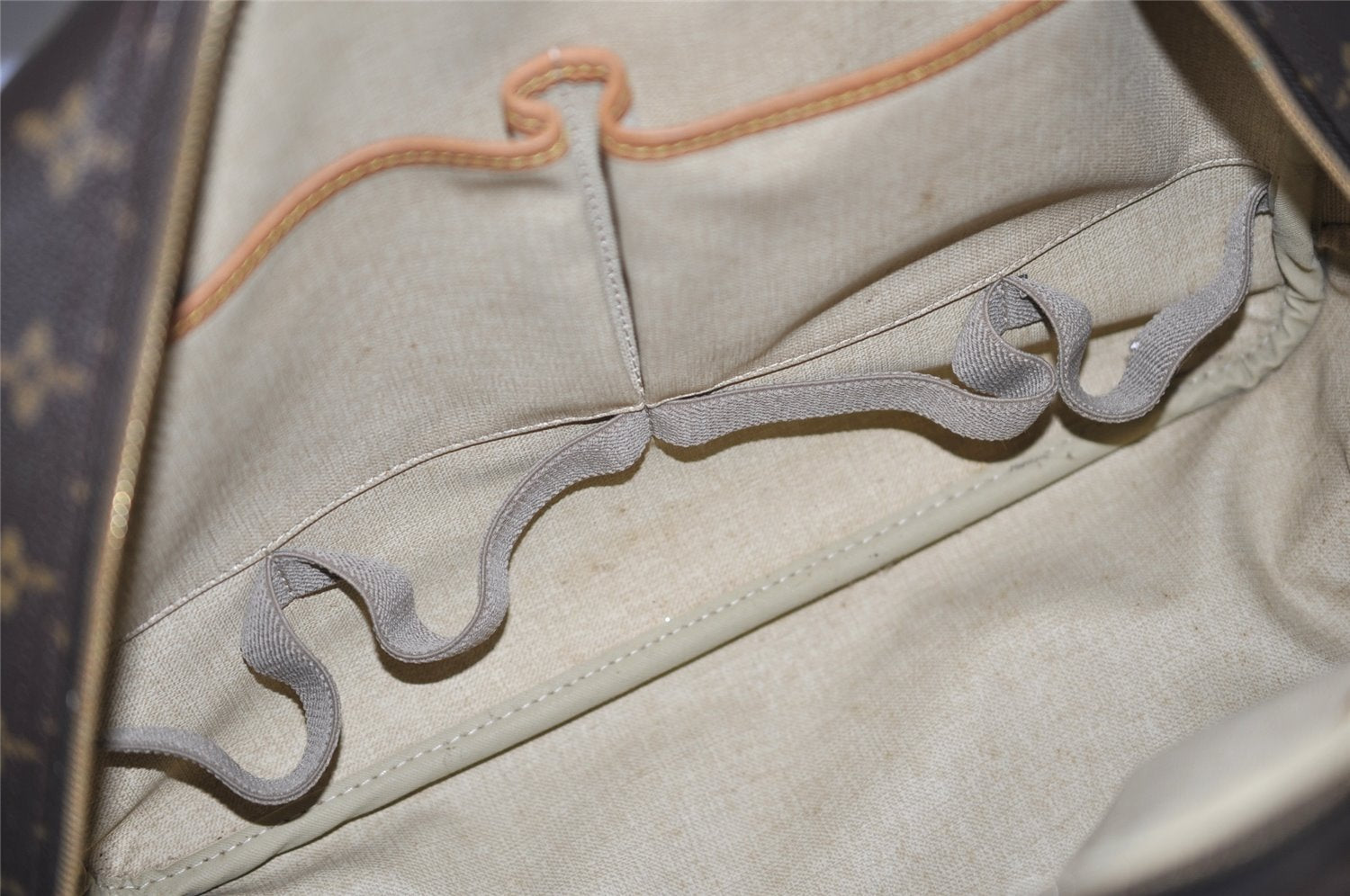 Authentic Louis Vuitton Monogram Deauville Hand Bag M47270 LV 4979K