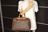 Authentic Louis Vuitton Monogram Deauville Hand Bag M47270 LV 4979K
