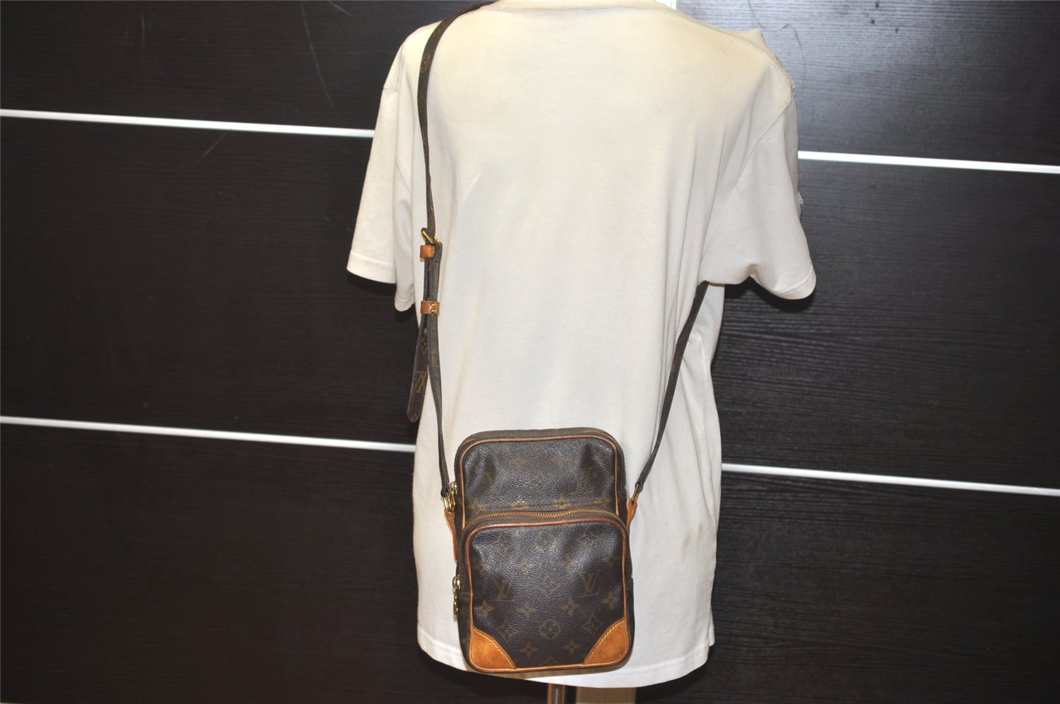 Authentic Louis Vuitton Monogram Amazone Shoulder Cross Body Bag M45236 LV 4980J