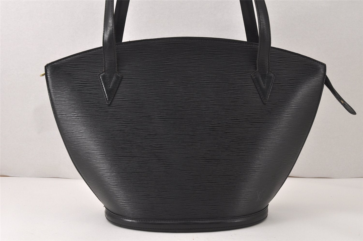 Auth Louis Vuitton Epi Saint Jacques Shopping Shoulder Bag Black M52262 LV 4980K