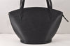 Auth Louis Vuitton Epi Saint Jacques Shopping Shoulder Bag Black M52262 LV 4980K