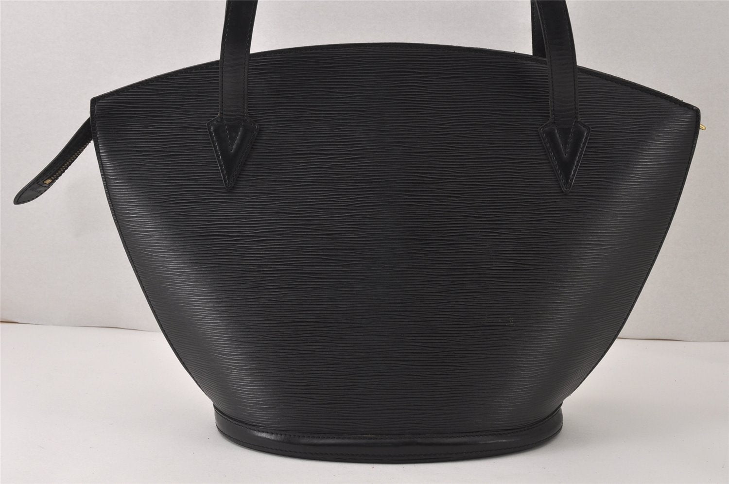 Auth Louis Vuitton Epi Saint Jacques Shopping Shoulder Bag Black M52262 LV 4980K
