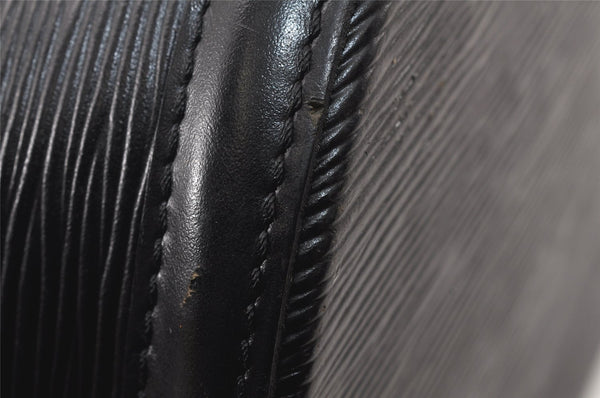 Auth Louis Vuitton Epi Saint Jacques Shopping Shoulder Bag Black M52262 LV 4980K