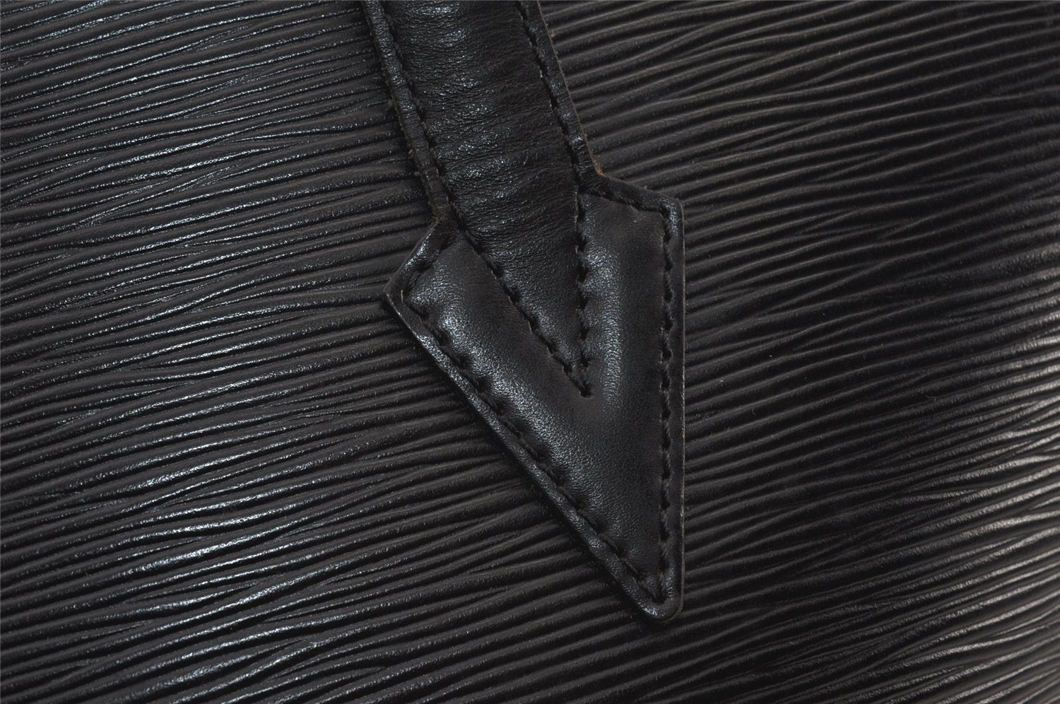 Auth Louis Vuitton Epi Saint Jacques Shopping Shoulder Bag Black M52262 LV 4980K