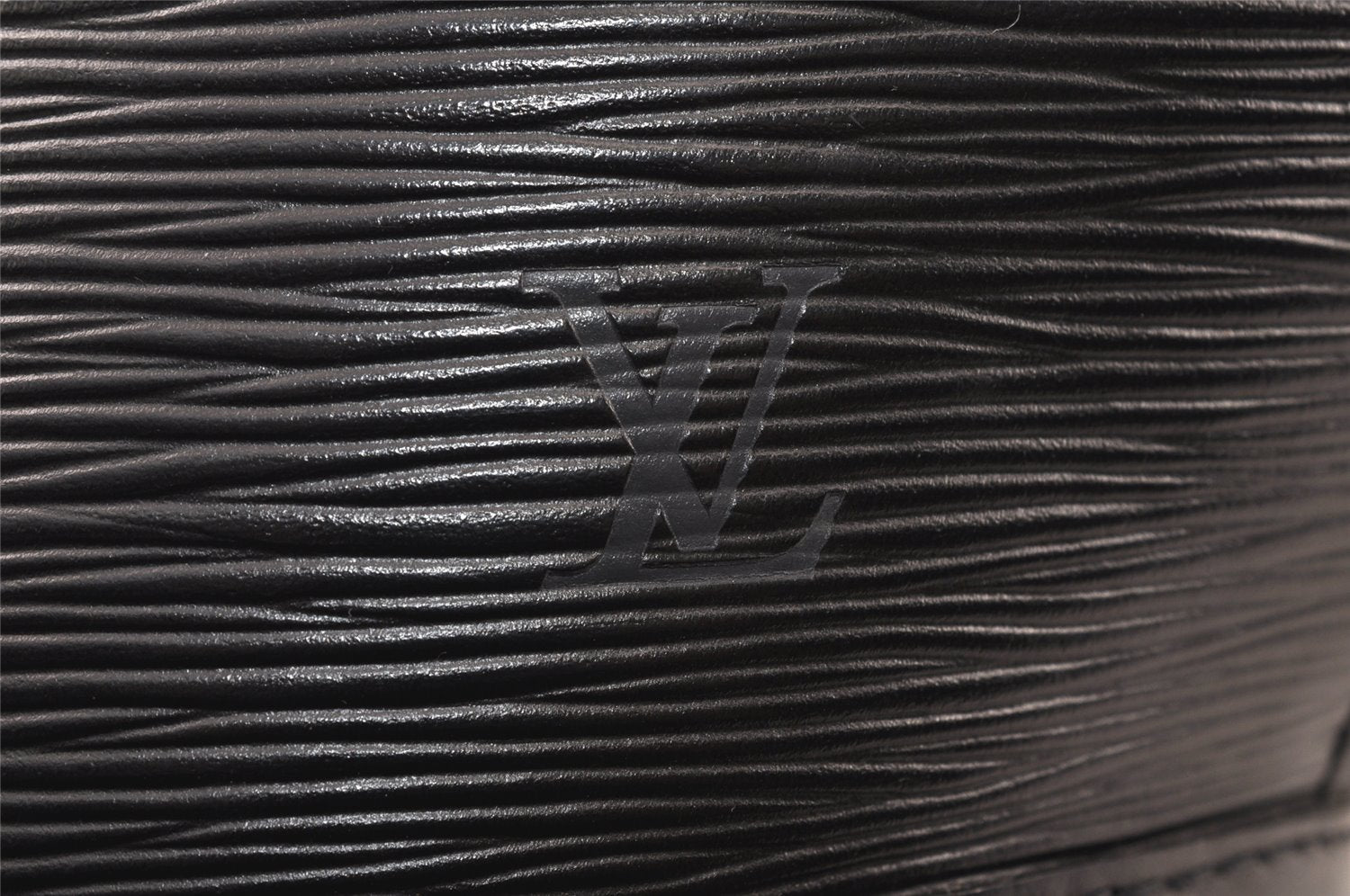 Auth Louis Vuitton Epi Saint Jacques Shopping Shoulder Bag Black M52262 LV 4980K