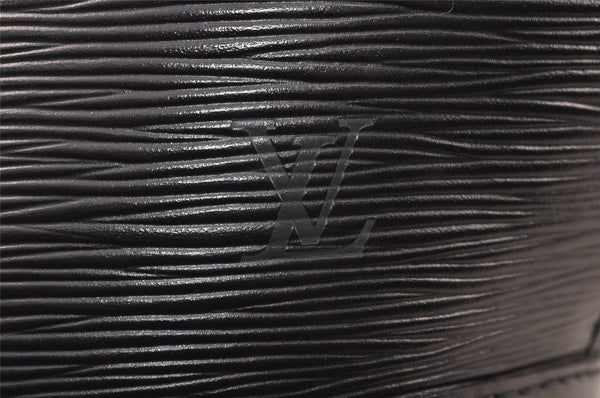 Auth Louis Vuitton Epi Saint Jacques Shopping Shoulder Bag Black M52262 LV 4980K