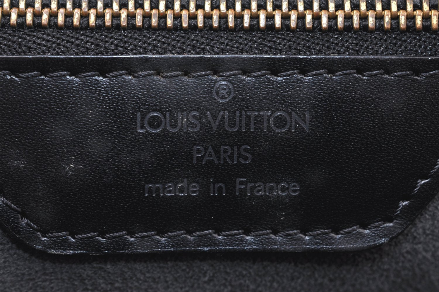 Auth Louis Vuitton Epi Saint Jacques Shopping Shoulder Bag Black M52262 LV 4980K