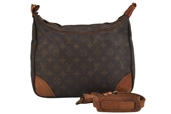 Authentic Louis Vuitton Monogram Boulogne 30 Shoulder Bag Old Model Junk 4981J