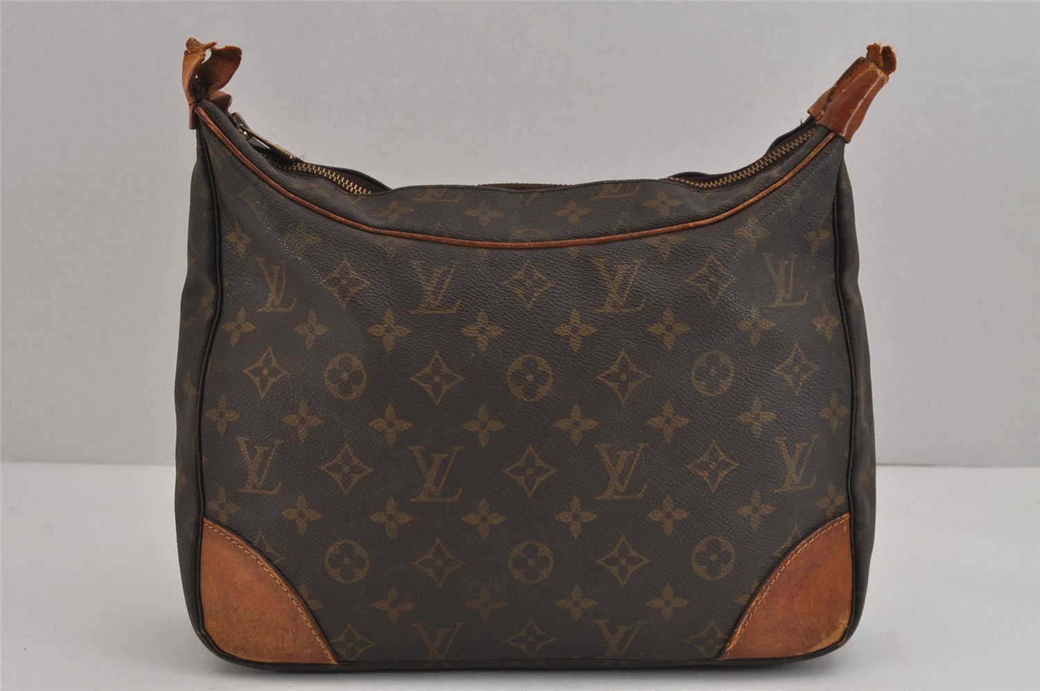 Authentic Louis Vuitton Monogram Boulogne 30 Shoulder Bag Old Model Junk 4981J