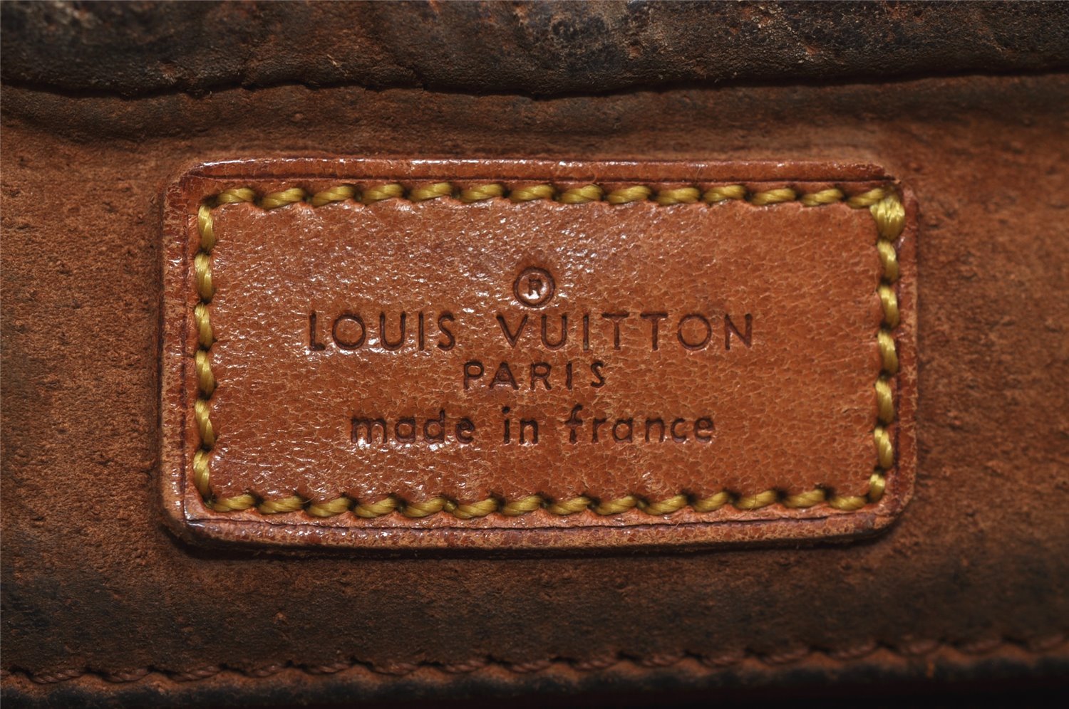 Authentic Louis Vuitton Monogram Boulogne 30 Shoulder Bag Old Model Junk 4981J
